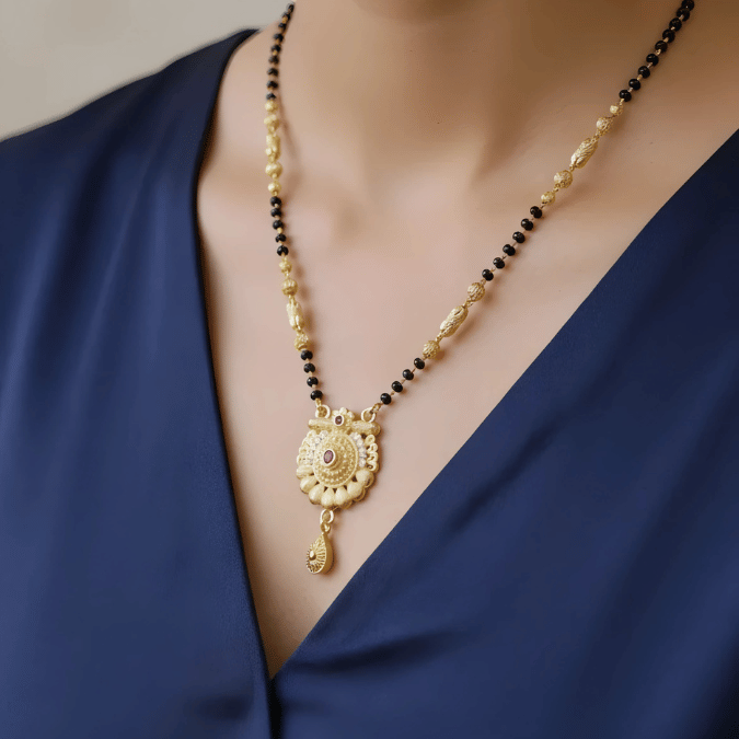 One Gram Gold Traditional Mangalsutra