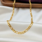 Micro Gold Plated Figaro Link Chain