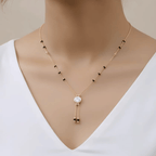 CZ Round Tassel Drop Mangalsutra | One Gram Gold