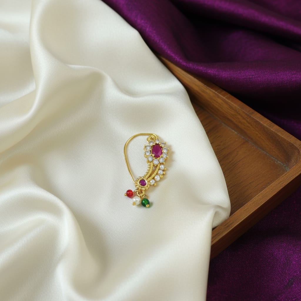 Stone and Beads Beaded Naths