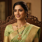 Meenakari Floral Mangalsutra Chain