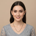 1 Gram Gold Mangalsutra with Diamond Charms