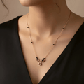 1 Gram Gold Mangalsutra with ruby pendant