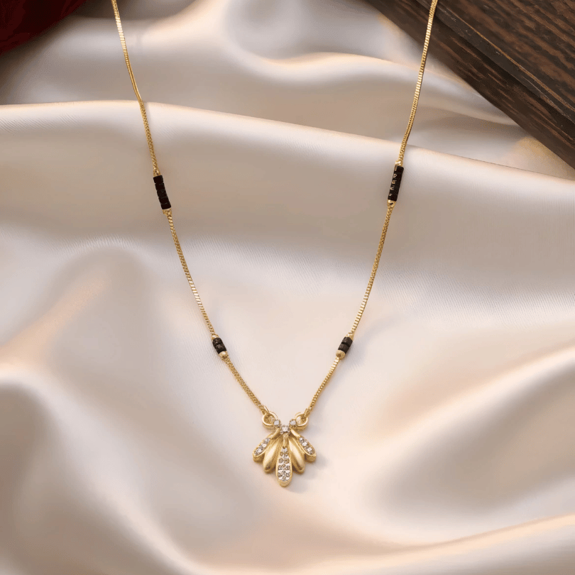 1 Gram Gold  CZ Mangalsutra
