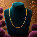 Micro Gold Plated Cuban Link Chain