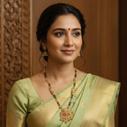 Peacock Polki Mangalsutra Chain