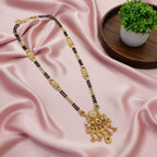 Peacock Polki Mangalsutra Chain