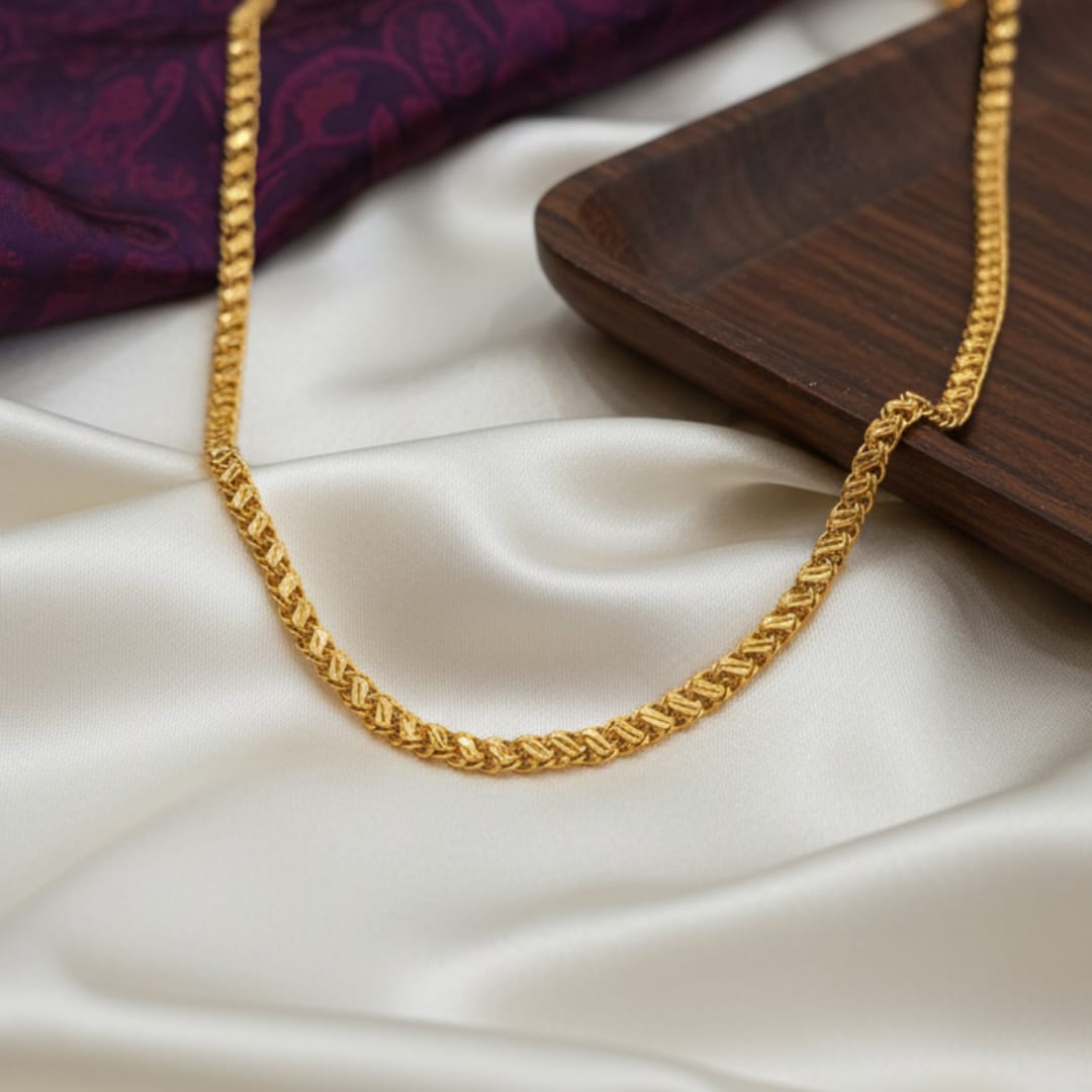 Micro Gold Franco Wheat Chain