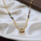 One Gram Gold Mangalsutra with Pearl Drops