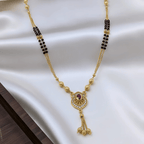One Gram Gold Mangalsutra with Ruby Stone