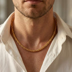 Micro Gold Plated Byzantine Chain