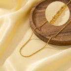 Micro Gold Plated Rope Chain