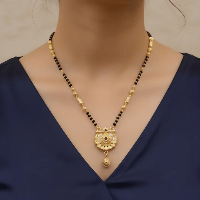 One Gram Gold Traditional Mangalsutra