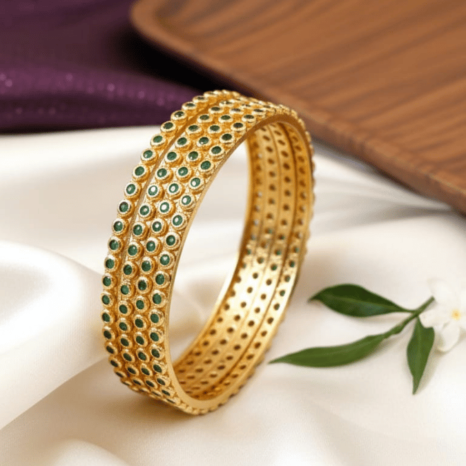One Gram Gold pancholam  Bangles