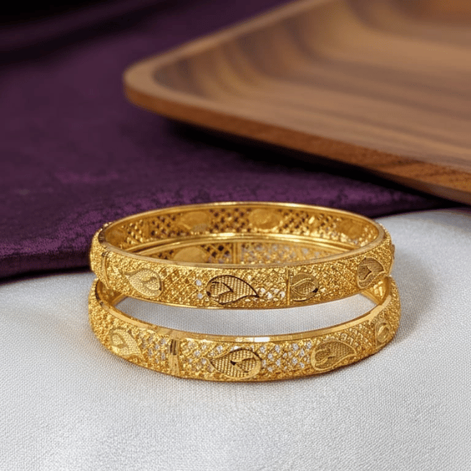 One Gram Gold  Bangles Set