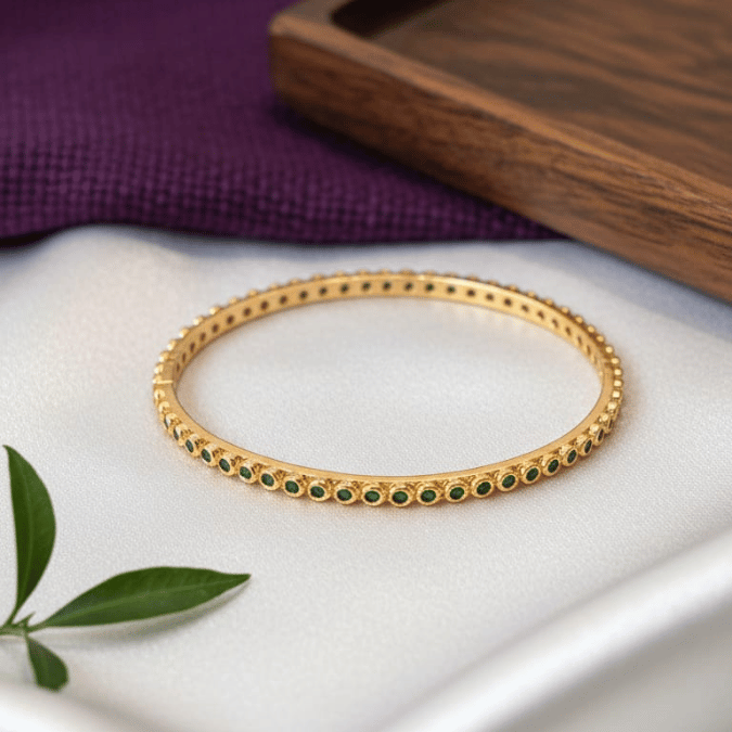 One Gram Gold pancholam  Bangles