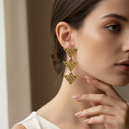 Antique Gold & Oxidised Silver