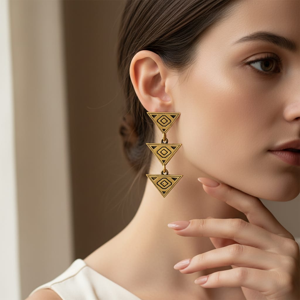 Antique Gold & Oxidised Silver