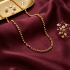 Micro Gold Plated Rolo Chain