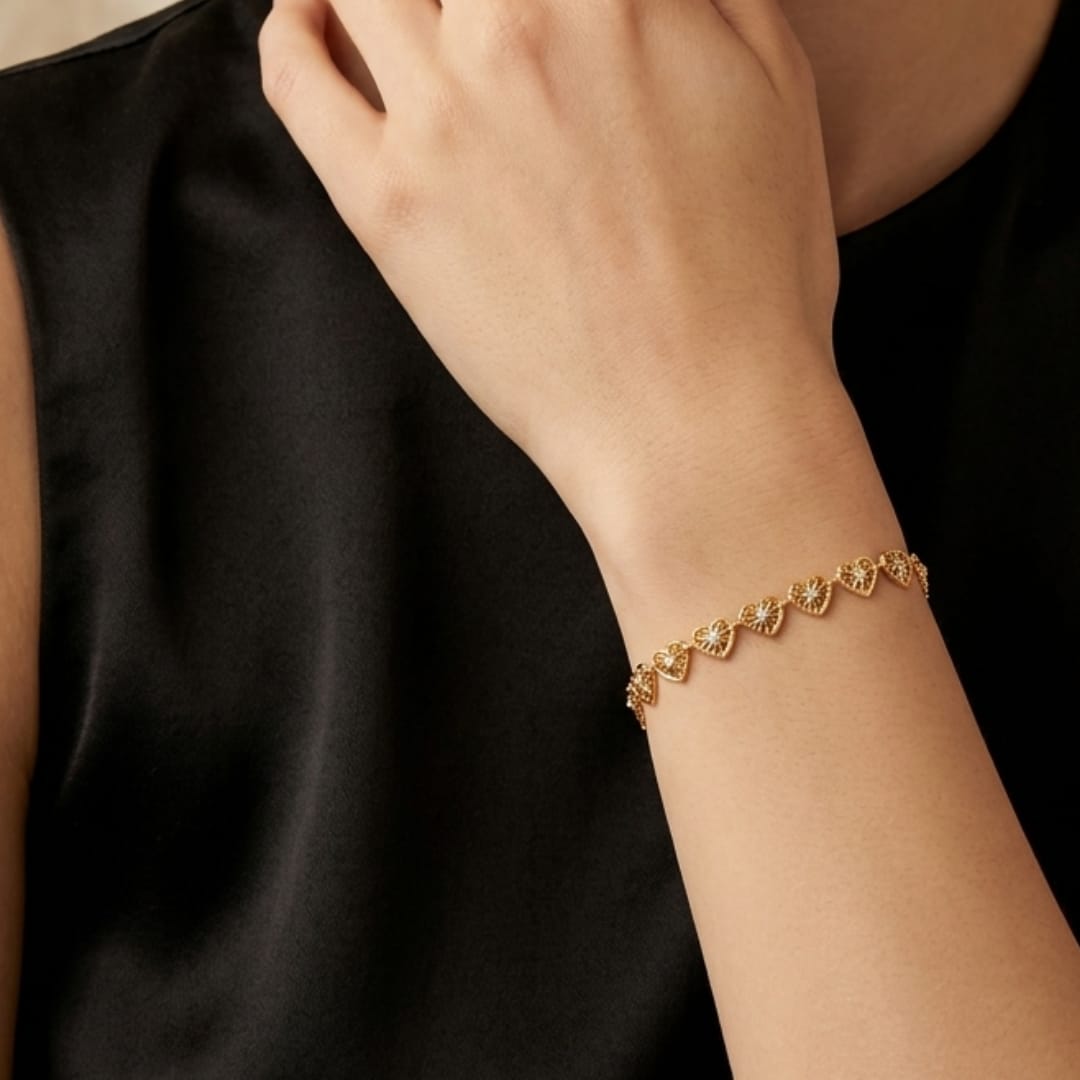 Micro Gold Forming Bracelet