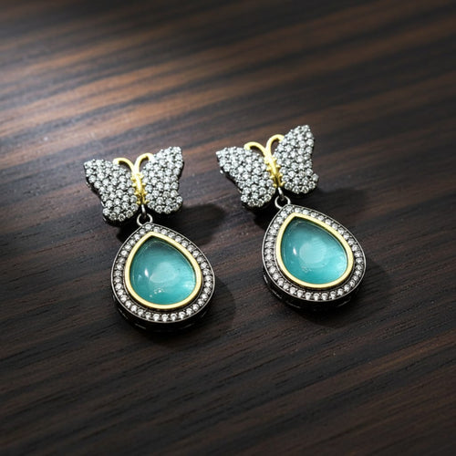 Butterfly CZ Earrings
