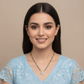 CZ Heart Pendant Mangalsutra