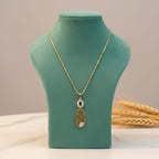  CZ Pendant Micro Gold Chain
