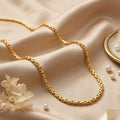 Classic Interlock Micro Gold-Plated Chain