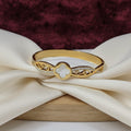 Clover Blossom Gold-Tone Bangle