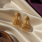 Micro Gold Plated Jhumka Earrings