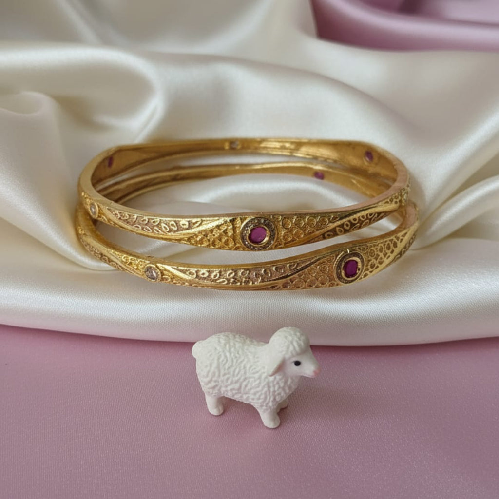Daily Wear Matte Ethnic Bangles