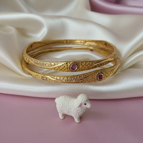 Daily Wear Matte Ethnic Bangles