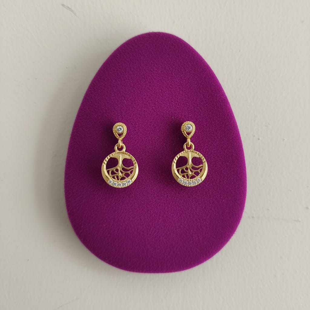 Rooh Di Ek Tree of Life Drop Earrings