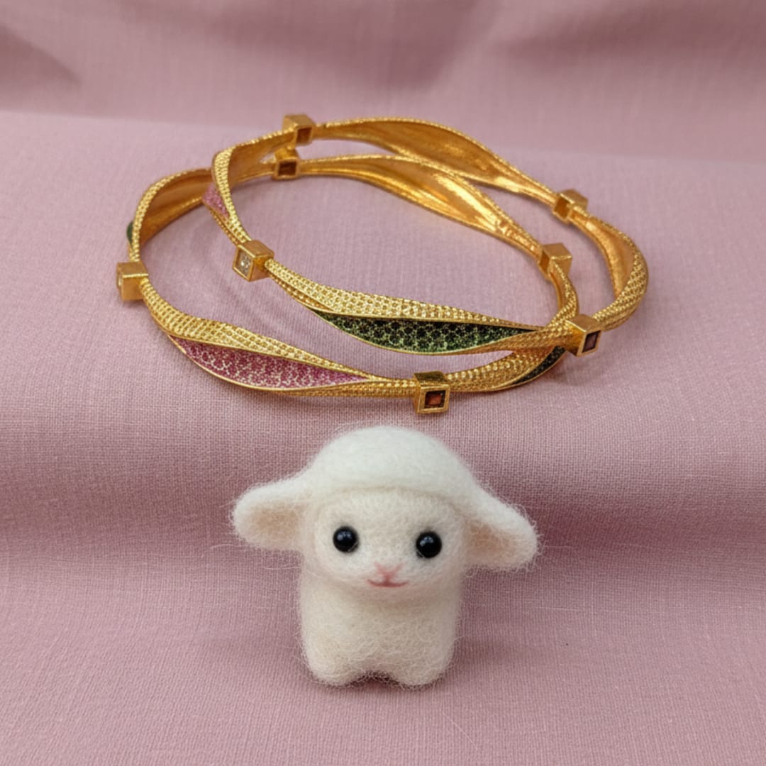 Elegant Matte Finish Bangles for Everyday Wear