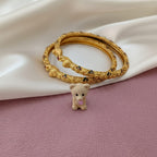 Elegant Matte Finish Meena Bangles for Everyday Wear