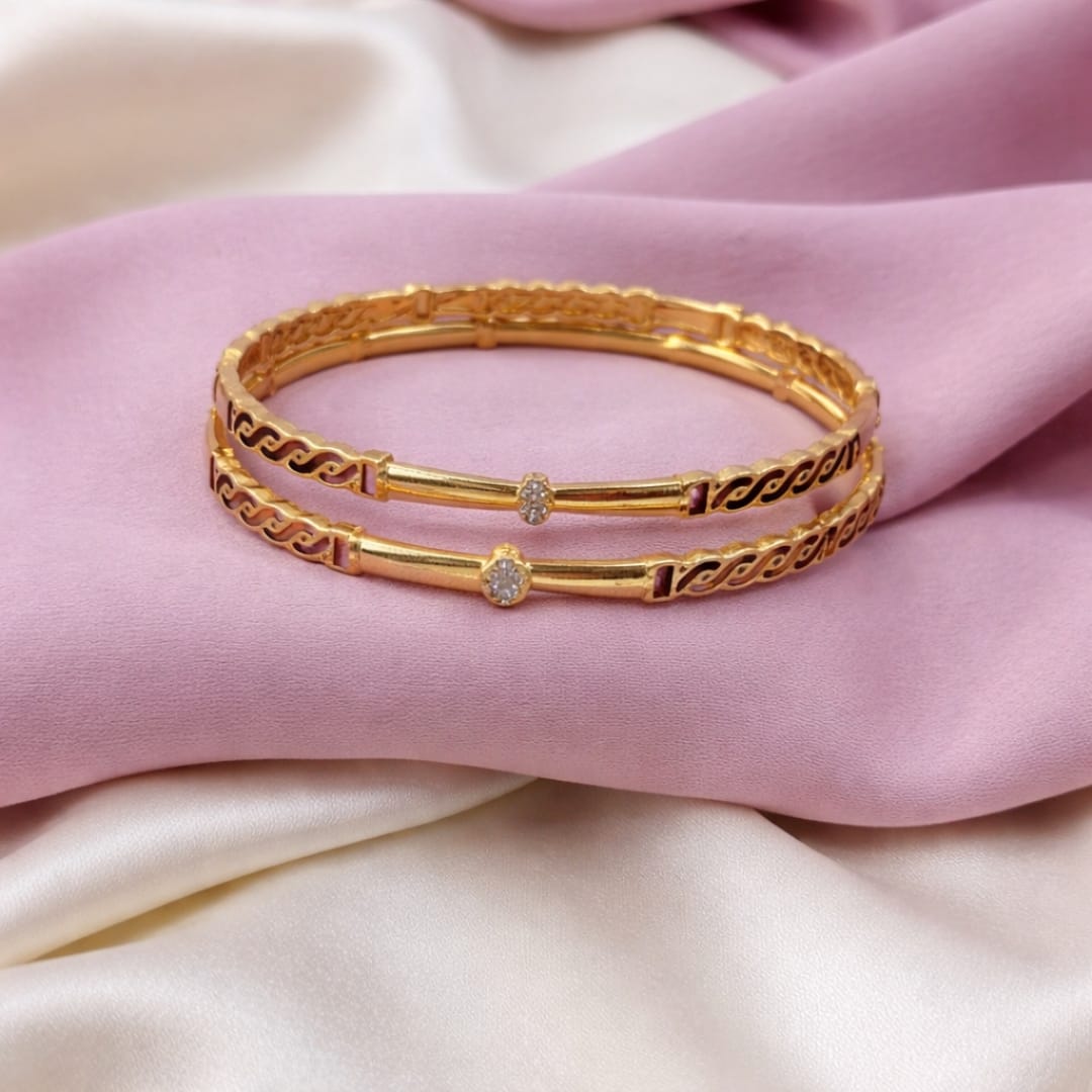 Elegant Matte Finnish Bangles for Everyday Wear