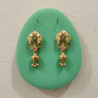 Ghoomar Gold Patti Earrings