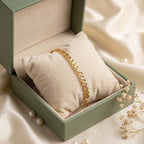 Micro Gold Forming Coin Disc Charm Bracelet