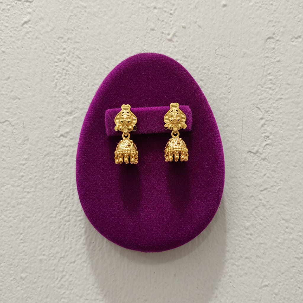Gulab Umang Jhumka Earrings