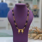 Gold-Plated Double Coin Vati  Mangalsutra
