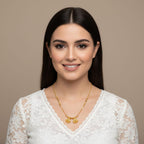 Gold-Plated Double Vati Micro Mangalsutra