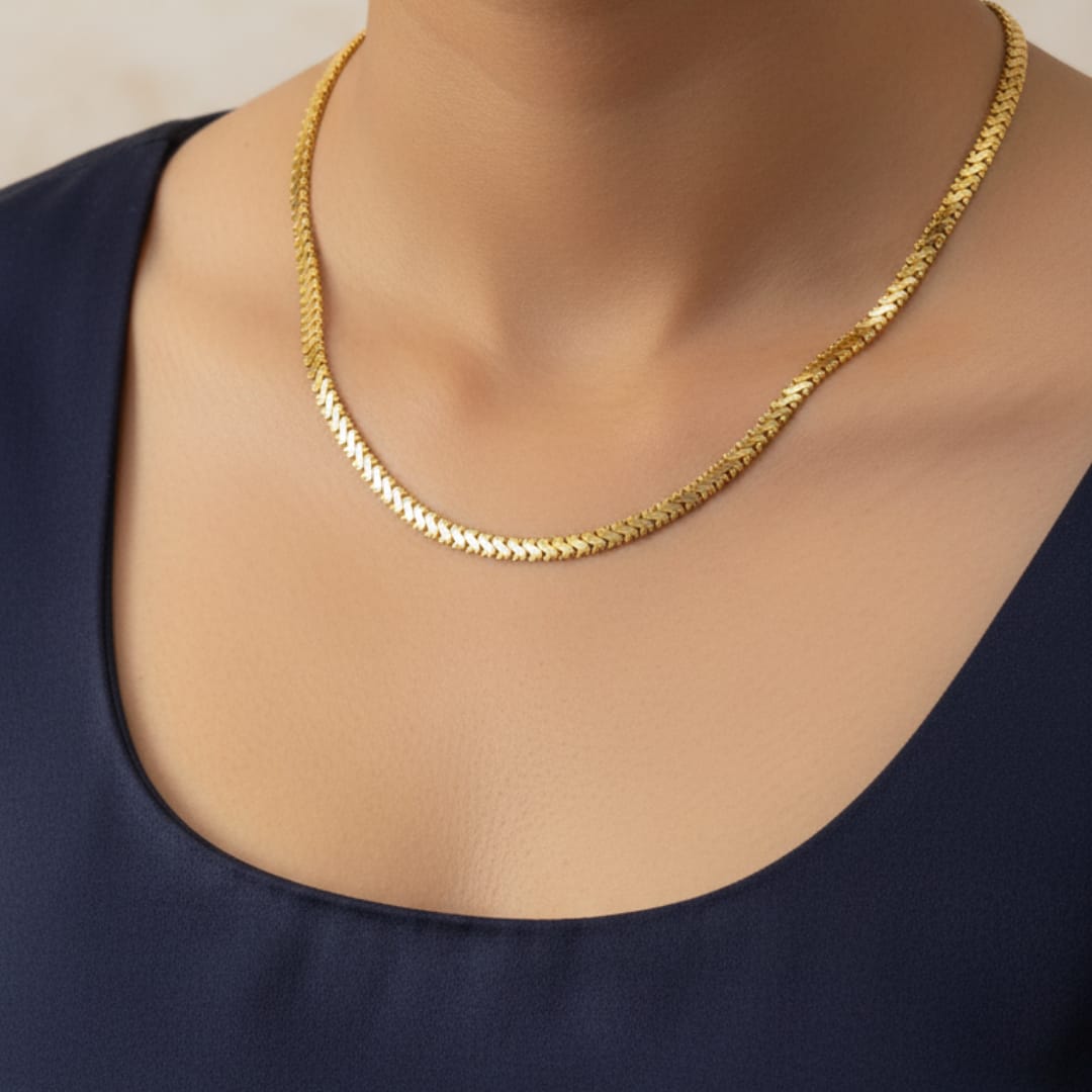 Gold Arrow Link Chain