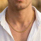 Gold Plated Cuban Link Chain