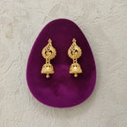 Hiranya Gold Taar Jhumka Earrings