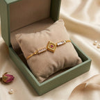 Micro Gold Forming Diamond Charm Bracelet