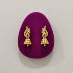 Indrani Devi Peacock Jhumka Earrings