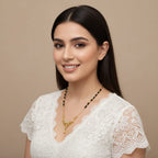 Micro Gold-Plated Pendant Mangalsutra