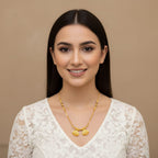 Gold-Plated Double Vati Micro Mangalsutra