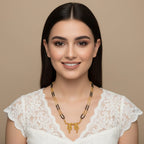 Gold-Plated Double Coin Vati  Mangalsutra | One Gram Gold