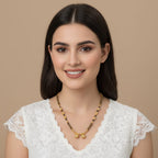 Gold-Plated Double Ball Vati Mangalsutra